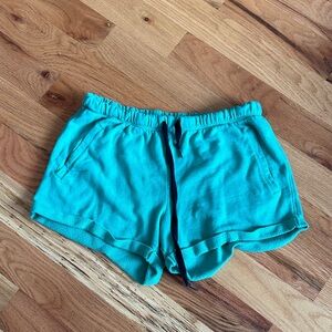 Pink women’s green shorts